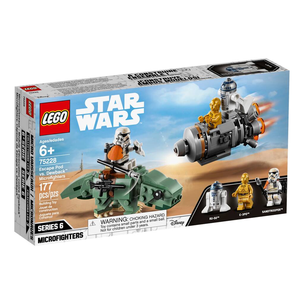 Find The Lego Star Wars Escape Pod Vs Dewback Microfighters At Michaels Find The Lego Star Wars Escape Pod Vs Dewback Microfighters At Michaels